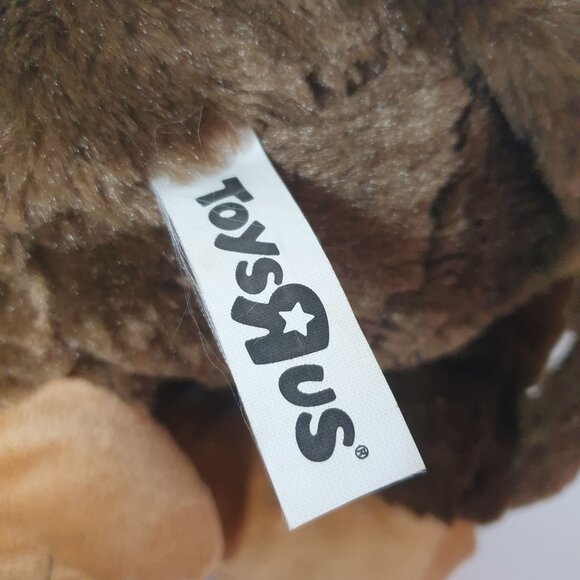 Toys R Us Lg Monkey Chimp Plush 22" Stuffed Animal Brown Tan Soft Cuddly Toy - Picture 8 of 9